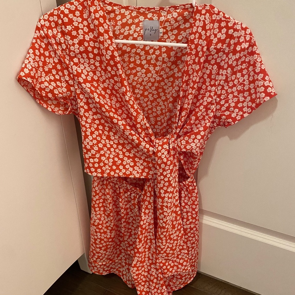 Princess Polly Tie Floral Romper